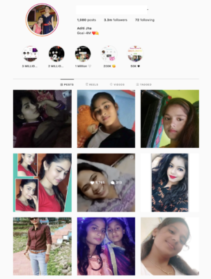 India Supermodel Instagram Account for Sale