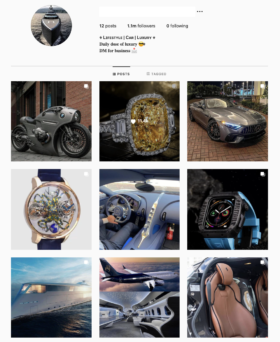Luxury Instagram Account For Sale
