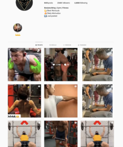 Buy Fitness Instagram Account for Sale