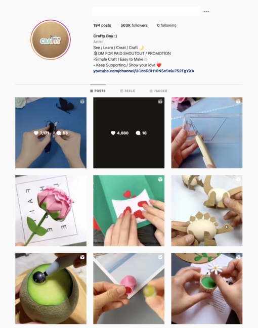 Art Instagram Account For Sale