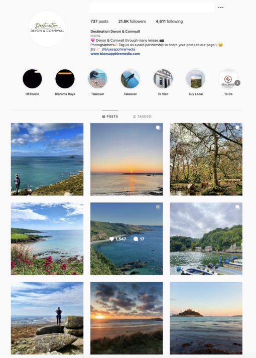 Travel Instagram Account for Sale