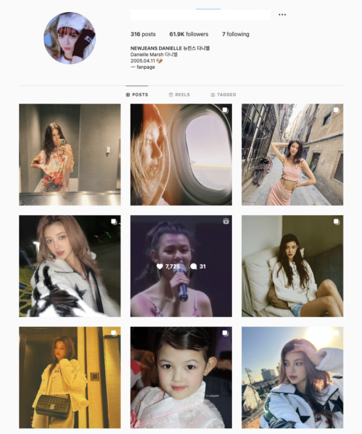 Buy Kpop Instagram Account for Sale