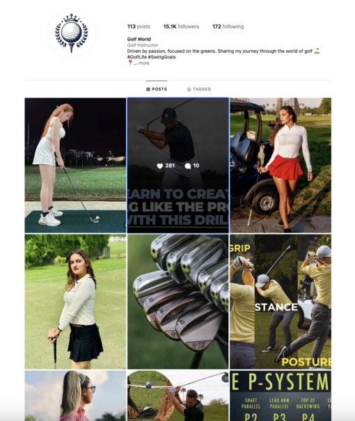 16K Golf Lifestyle Account