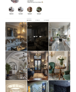 1K Interior Design Lifestyle Instagram Account