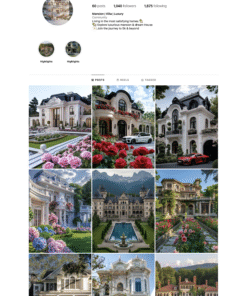 1K Mansion Houses Lifestyle Account
